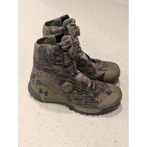 Under Armour UA Barren CH1 Boa Goretex Camo Hunting Boots Men's Size 8 US 41 EU